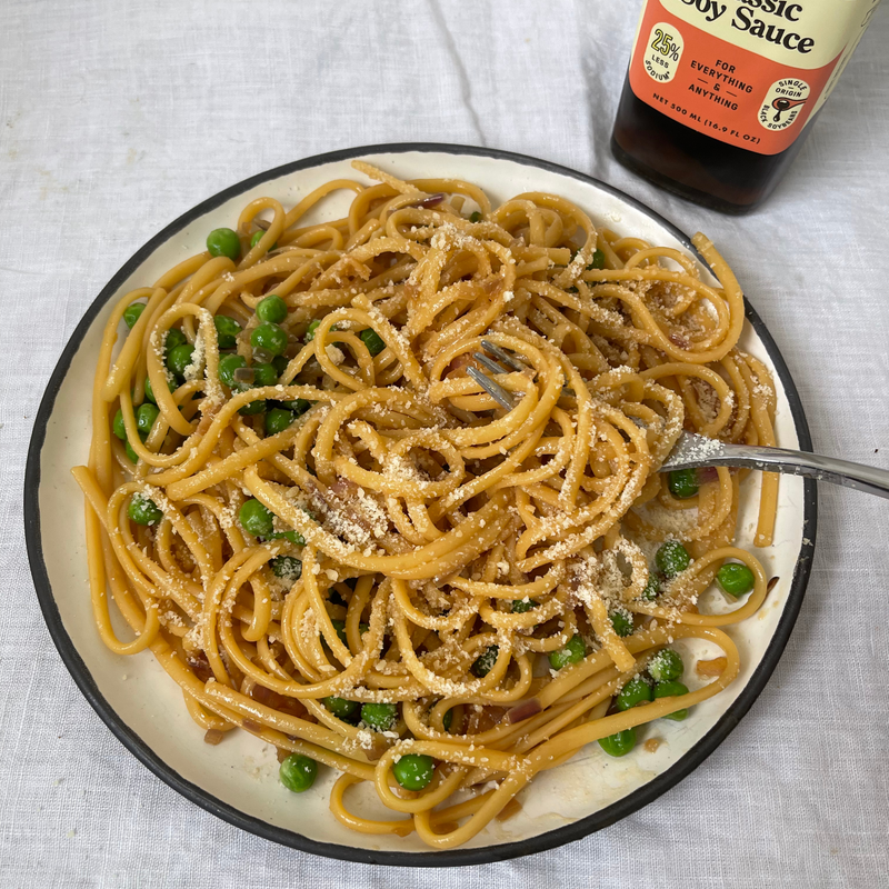 Soy Sauce Spaghetti